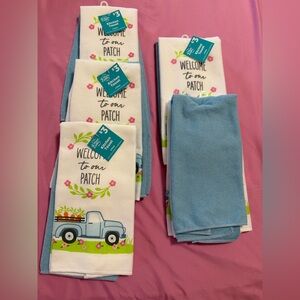 Welcome to Our Patch Kitchen Towels- NWT, 10 total